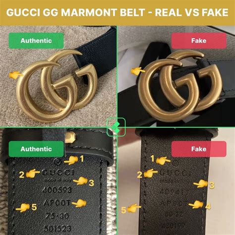 gucci leather belt bag fake|How to Spot a Fake Gucci Belt in 5 Ways (With Images).